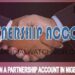 PARTNERSHIP ACCOUNT 1