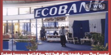 Ecobank Announces that Full Year 2015 Profit will be Materially Lower Than Expected