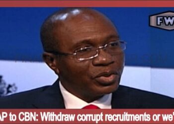 Withdraw corrupt recruitments or we’ll sue