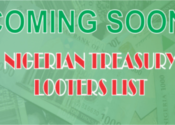 NIGERIAN TREASURY LOOTERS LIST