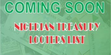 NIGERIAN TREASURY LOOTERS LIST