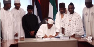 Buhari Finally sign 2016 budget Into Law