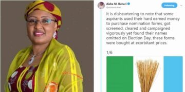 Aisha Buhari criticises APC over conduct of election primaries