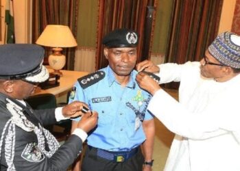 Buhari decorates the new Police IGP