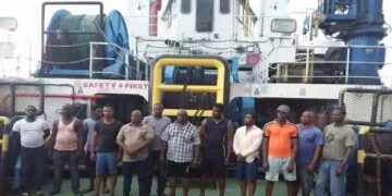 Nigerian Navy Nabs Crew Members Vessel For Oil Bunkering