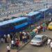 BRT bus goes up in flames on the rd Mainland Bridge in Lagos