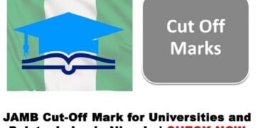 Jamb cut off mark for univerities and polytechnics in Nigeria