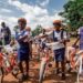 School children in Enugu State with their GTBank CARES bicycle