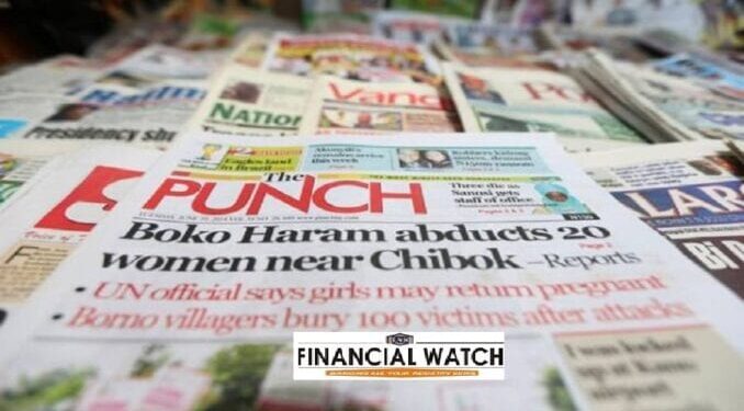 Trending headlines in Nigerian Newspapers Today