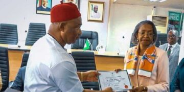 Hope Uzodinma Receives Certificate Of Return As Imo Governor