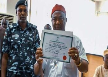 Hope Uzodinma Receives Certificate Of Return As Imo Governor