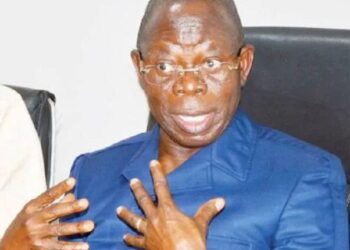 National Chairman of the All Progressives Congress APC Adams Oshiomhole