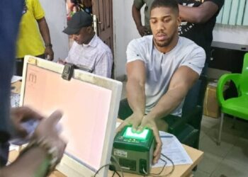 Anthony Joshua Gets National Identity Slip After Visiting NIMC