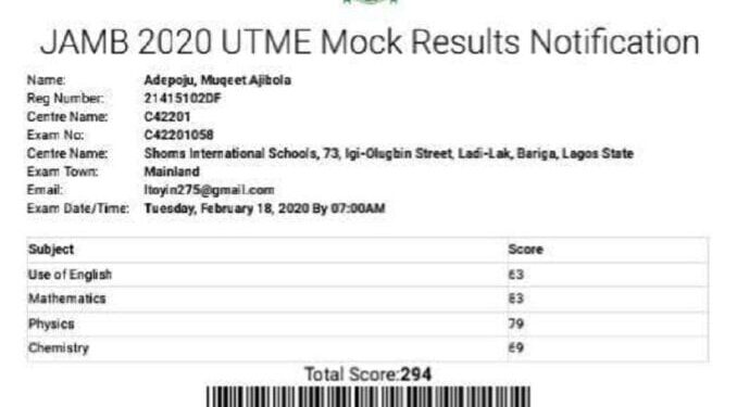 JAMB Result checker 2020 out | www jamb org ng result checker