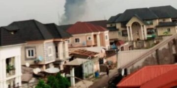 Massive explosion rocks Lagos