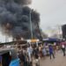 Goats Chickens Fabrics Roast In Ogbogonogo Market Fire