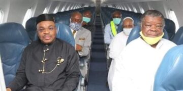 Governor Udom Emmanuel Unveils New Aircraft For Ibom Air