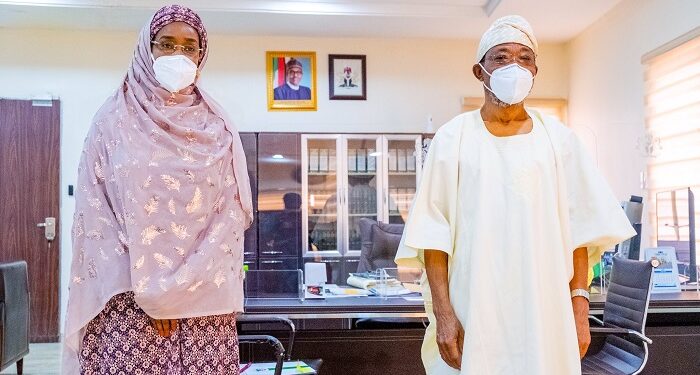 Aregbesola Sadiya Umar brainstorm on Plan to End gender based discrimination4