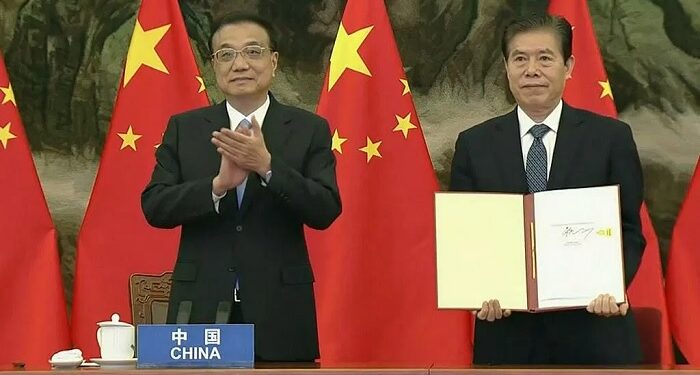 Worlds largest free trade agreement signed in coup for China