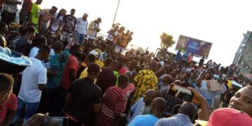 Onitsha brigde protest3