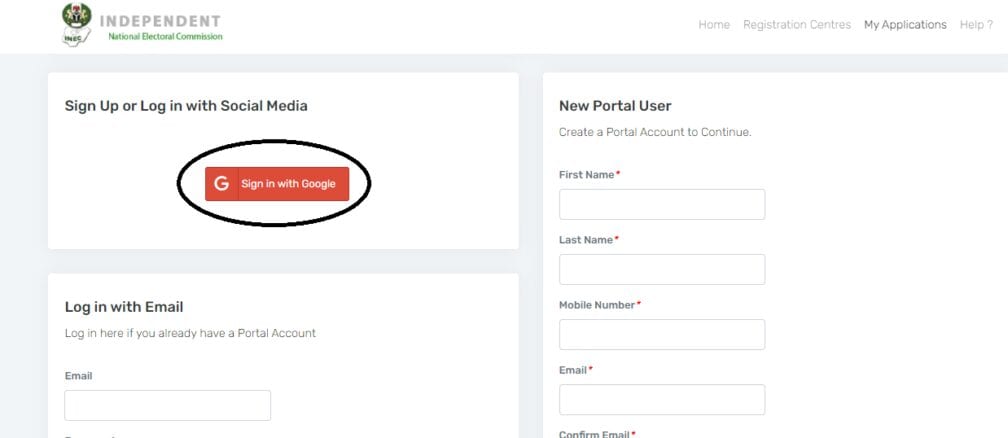 INEC Voters Registration Portal How To Apply For PVC cvr inecnigeria 