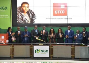 NGX Welcomes Gtbank Holding Company Plc with Closing Gong Ceremony