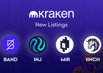 Kraken exchange to list BAND INJ MIR and 1INCH trading starts August 10