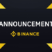 binance announcement