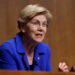 FILE PHOTO: U.S. Senator Warren speaks at a committee hearing in Washington